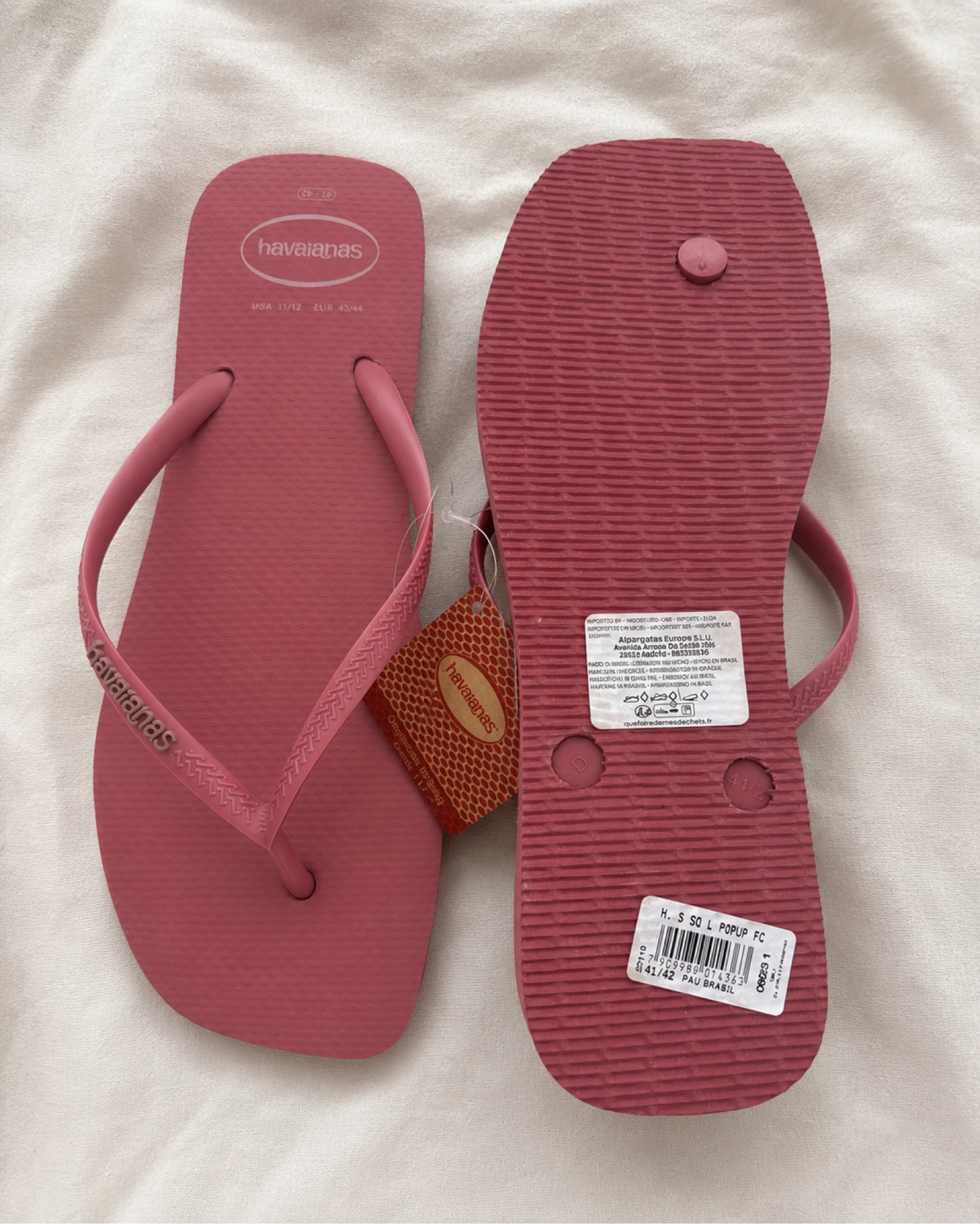 Tongs Havaianas roses/framboise neuves – Taille 41/42 – photo 4
